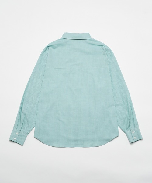 WHO'S WHO gallery（フーズフーギャラリー）の「FPボーイズシャツ（シャツ/ブラウス・レディース・ベージュ/ブルー/グリーン/ブラック・FREE）」の13枚目の写真