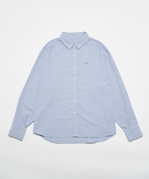 WHO'S WHO gallery（フーズフーギャラリー）の「FPボーイズシャツ（シャツ/ブラウス・レディース・ベージュ/ブルー/グリーン/ブラック・FREE）」の9枚目の写真