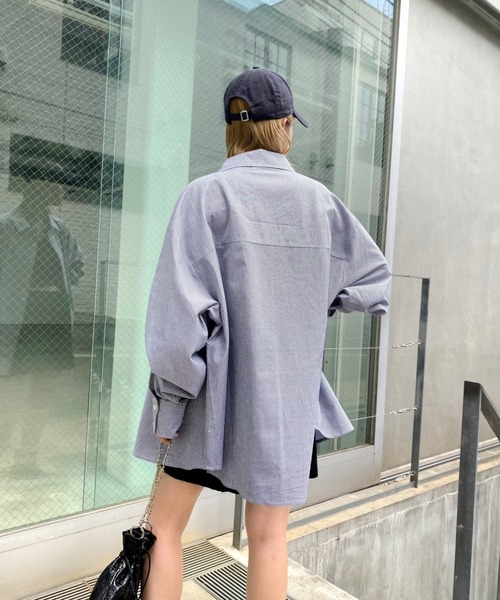 WHO'S WHO gallery（フーズフーギャラリー）の「FPボーイズシャツ（シャツ/ブラウス・レディース・ベージュ/ブルー/グリーン/ブラック・FREE）」の14枚目の写真