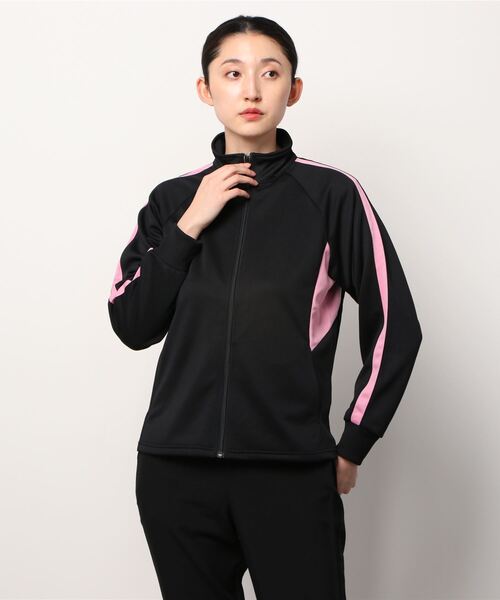 IGNIO（イグニオ）の「イグニオ  LトラックJK（その他アウター・レディース・ホワイト×ネイビー/ネイビー/ブラック×ピンク・L/XL/M/S）」の3枚目の写真