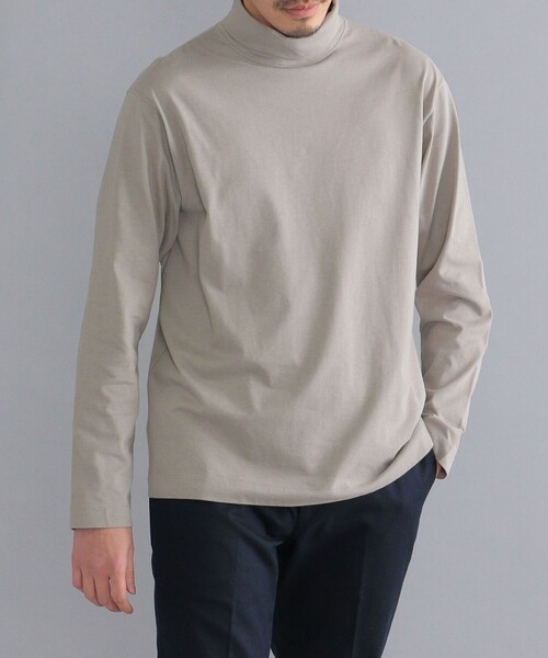 SHIPS(シップス)の「SHIPS: タートルネック ロングスリーブ Tシャツ(Tシャツ/カットソー・メンズ・ブラック/ブラウン/ホワイト/ベージュ・MEDIUM/SMALL/X-LARGE/LARGE)」の11枚目の写真