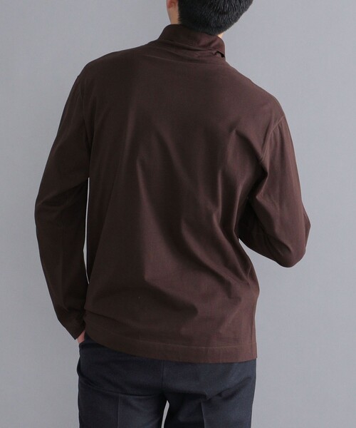SHIPS(シップス)の「SHIPS: タートルネック ロングスリーブ Tシャツ(Tシャツ/カットソー・メンズ・ブラック/ブラウン/ホワイト/ベージュ・MEDIUM/SMALL/X-LARGE/LARGE)」の17枚目の写真