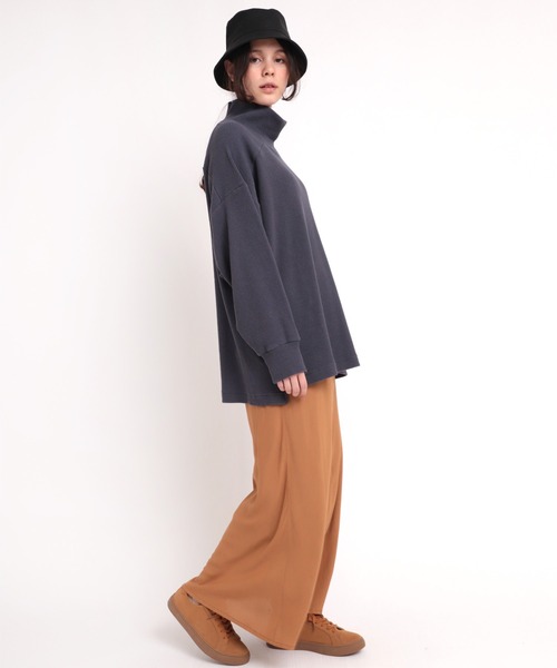 tシャツ M1759 針抜きタートルプルオーバー レディース セール】M1759 針抜きタートルプルオーバー（Tシャツ/カットソー