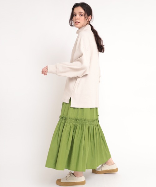 tシャツ M1759 針抜きタートルプルオーバー レディース セール】M1759 針抜きタートルプルオーバー（Tシャツ/カットソー