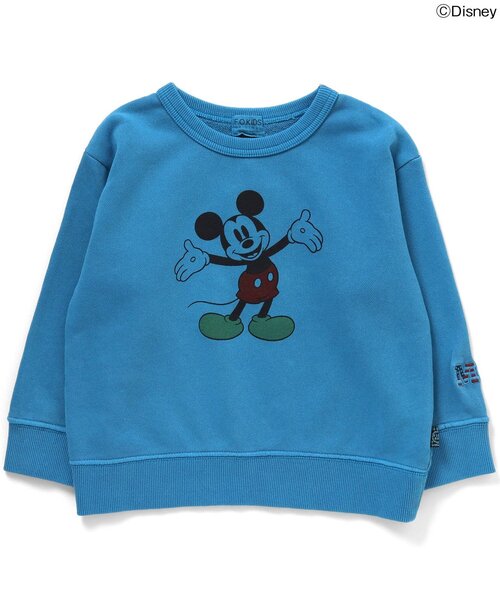 F.O.KIDS（エフオーキッズ）の「ディズニーキャラクタートレーナー（スウェット・キッズ・チャコール/オレンジ/ブルー/グリーン・90/100/110/120/80/130/95/140）」の3枚目の写真