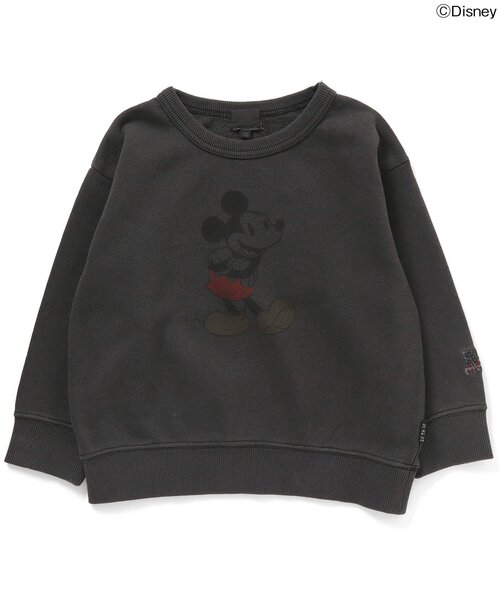 F.O.KIDS（エフオーキッズ）の「ディズニーキャラクタートレーナー（スウェット・キッズ・チャコール/オレンジ/ブルー/グリーン・90/100/110/120/80/130/95/140）」の2枚目の写真