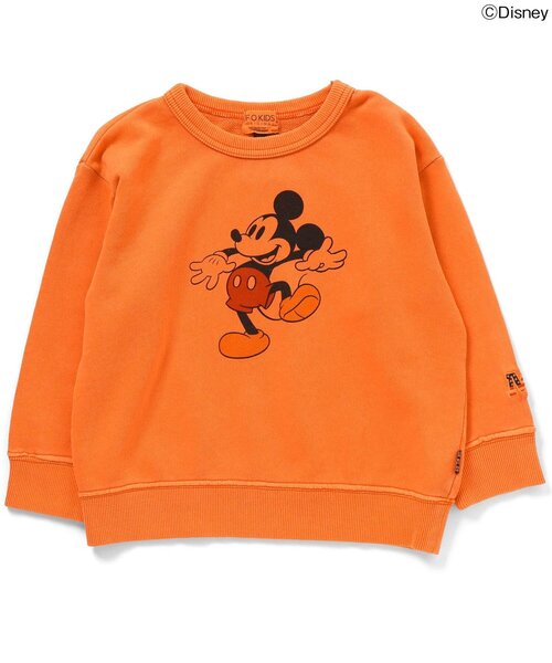 F.O.KIDS（エフオーキッズ）の「ディズニーキャラクタートレーナー（スウェット・キッズ・チャコール/オレンジ/ブルー/グリーン・90/100/110/120/80/130/95/140）」の12枚目の写真