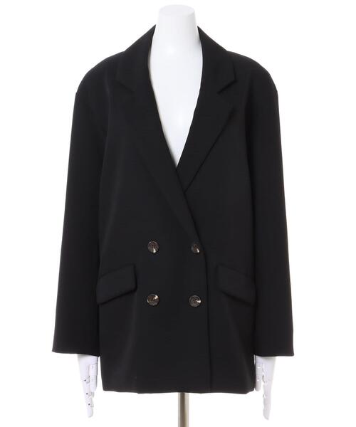 MLI'A（エムリア）の「テーラード／ビッグジャケット(セットアップ対応)（テーラードジャケット・レディース・ブラック/グリーン/モカ/ブラウン系9・M）」の5枚目の写真