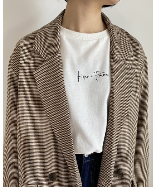 MLI'A（エムリア）の「テーラード／ビッグジャケット(セットアップ対応)（テーラードジャケット・レディース・ブラック/グリーン/モカ/ブラウン系9・M）」の15枚目の写真