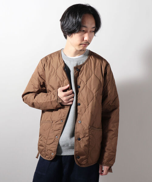 TAION（タイオン）の「【TAION/タイオン】 MILLITAR LINER JACKET ミリタリーライナージャケット（ダウンジャケット/コート・メンズ・ブラック/オリーブ/ブラウン・MEDIUM/LARGE/X-LARGE/XX-LARGE）」の3枚目の写真