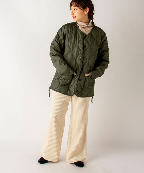 TAION（タイオン）の「【TAION/タイオン】 MILLITAR LINER JACKET ミリタリーライナージャケット（ダウンジャケット/コート・メンズ・ブラック/オリーブ/ブラウン・MEDIUM/LARGE/X-LARGE/XX-LARGE）」の10枚目の写真