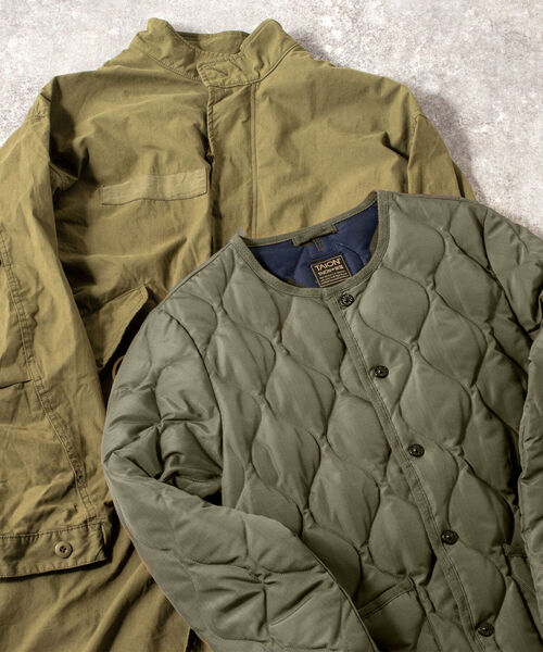 TAION（タイオン）の「【TAION/タイオン】 MILLITAR LINER JACKET ミリタリーライナージャケット（ダウンジャケット/コート・メンズ・ブラック/オリーブ/ブラウン・MEDIUM/LARGE/X-LARGE/XX-LARGE）」の14枚目の写真