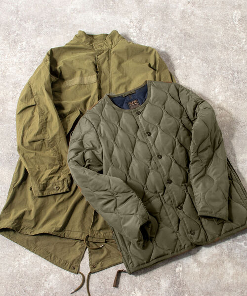 TAION（タイオン）の「【TAION/タイオン】 MILLITAR LINER JACKET ミリタリーライナージャケット（ダウンジャケット/コート・メンズ・ブラック/オリーブ/ブラウン・MEDIUM/LARGE/X-LARGE/XX-LARGE）」の15枚目の写真