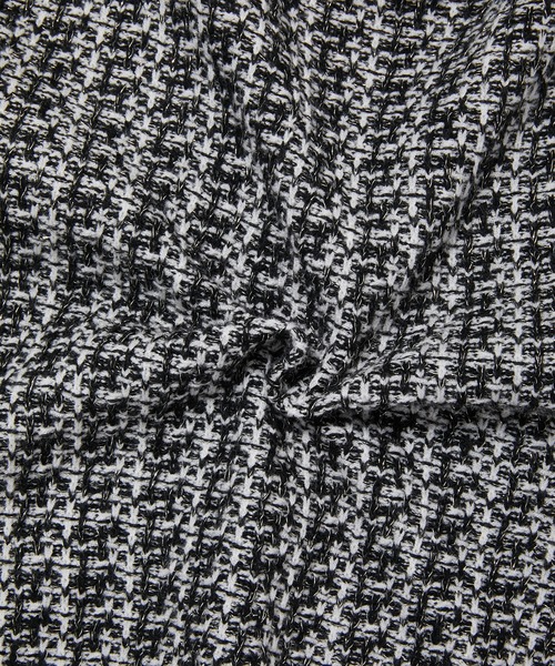 fifth(フィフス)の「ツイードカーディガン(カーディガン/ボレロ・レディース・ブラック・MEDIUM)」の2枚目の写真