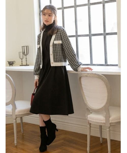 fifth(フィフス)の「ツイードカーディガン(カーディガン/ボレロ・レディース・ブラック・MEDIUM)」の21枚目の写真