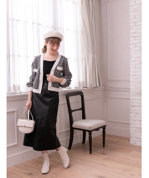 fifth（フィフス）の「ツイードカーディガン（カーディガン/ボレロ