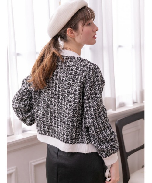 fifth（フィフス）の「ツイードカーディガン（カーディガン/ボレロ