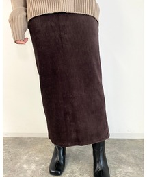 MLI'A | カットコーデュロイナロースカート(スカート)