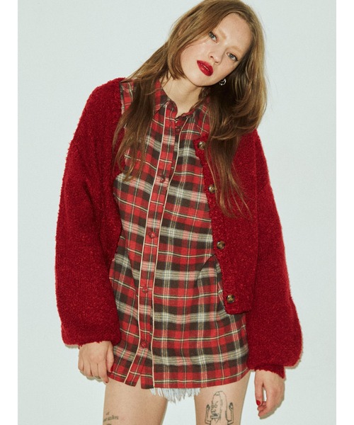 jouetie（ジュエティ）の「パイピングドルマンシャツ（シャツ/ブラウス・レディース・ブラック/レッド/ベージュ・MEDIUM）」の13枚目の写真