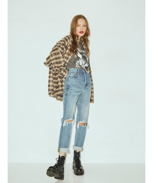 jouetie（ジュエティ）の「パイピングドルマンシャツ（シャツ/ブラウス・レディース・ブラック/レッド/ベージュ・MEDIUM）」の22枚目の写真