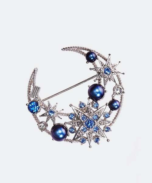 ランバンオンブルー　セサンパ ムーンシルエットブローチ LANVIN en Bleu（ランバンオンブルー）の「セサンパ ムーン