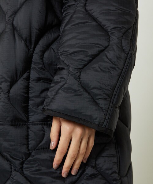 FREAK'S STORE（フリークスストア）の「パッチワークキルトライナーコート（ミリタリージャケット・レディース・オリーブ/オフホワイト/ブラック・ﾌﾘ-）」の15枚目の写真