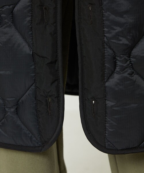 FREAK'S STORE（フリークスストア）の「パッチワークキルトライナーコート（ミリタリージャケット・レディース・オリーブ/オフホワイト/ブラック・ﾌﾘ-）」の20枚目の写真