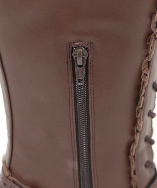 axes femme(アクシーズファム)の「レースアップロングブーツ(ブーツ・レディース・ブラック/ブラウン・MEDIUM/LARGE)」の15枚目の写真