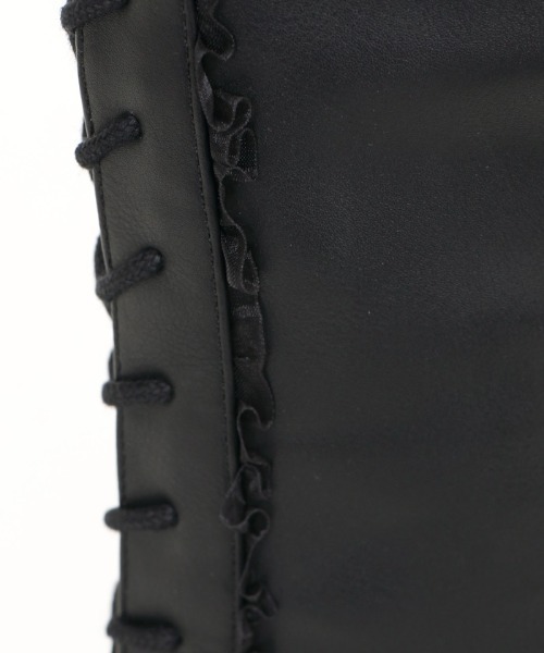 axes femme(アクシーズファム)の「レースアップロングブーツ(ブーツ・レディース・ブラック/ブラウン・MEDIUM/LARGE)」の5枚目の写真
