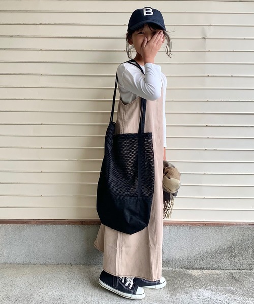 CIAOPANIC TYPY（チャオパニックティピー）の「【KIDS】【インナー付き】配色ステッチワンピース（ワンピース・キッズ・グレー系その他/キャメル・SMALL/MEDIUM/LARGE/X-LARGE/XX-LARGE）」の19枚目の写真