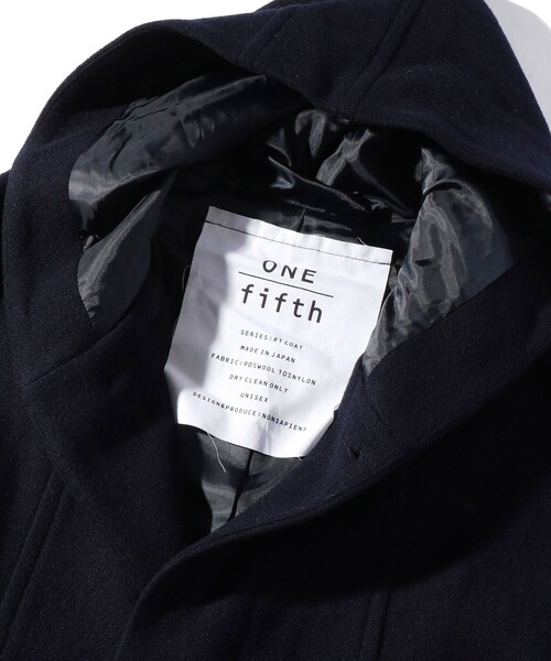 FREAK'S STORE(フリークスストア)の「ONE fifth/ワンフィフス HEAVEN/フードコート/ロング(ステンカラーコート・メンズ・ブラック/ネイビー/キャメル・フリ-)」の9枚目の写真