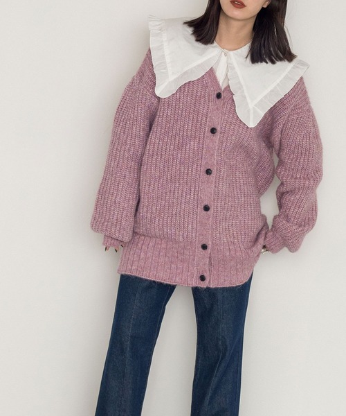 w closet（ダブルクローゼット）の「フリルセーラーカラー衿ブラウス（シャツ/ブラウス・レディース・ブラック/オフホワイト・FREE）」の19枚目の写真