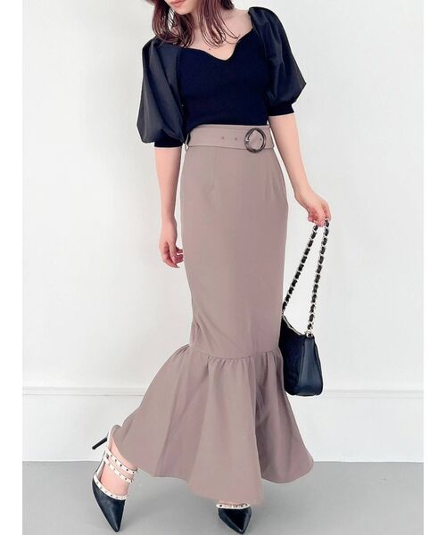 RESEXXY（リゼクシー）の「マーメイドスリットスカート（スカート・レディース・ブラック/ピンク/モカ/その他1・FREE）」の5枚目の写真