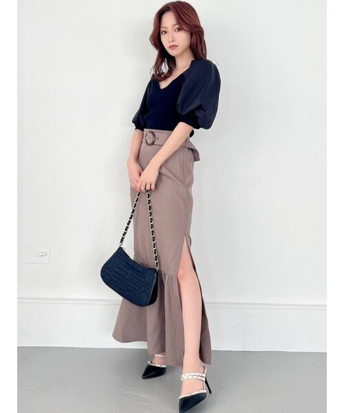 RESEXXY（リゼクシー）の「マーメイドスリットスカート（スカート・レディース・ブラック/ピンク/モカ/その他1・FREE）」の6枚目の写真