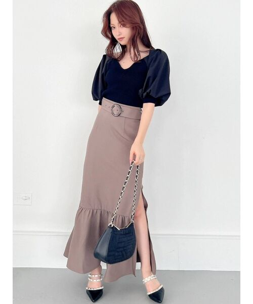 RESEXXY（リゼクシー）の「マーメイドスリットスカート（スカート・レディース・ブラック/ピンク/モカ/その他1・FREE）」の8枚目の写真