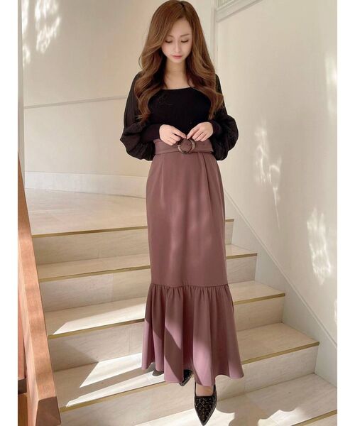 RESEXXY（リゼクシー）の「マーメイドスリットスカート（スカート・レディース・ブラック/ピンク/モカ/その他1・FREE）」の11枚目の写真