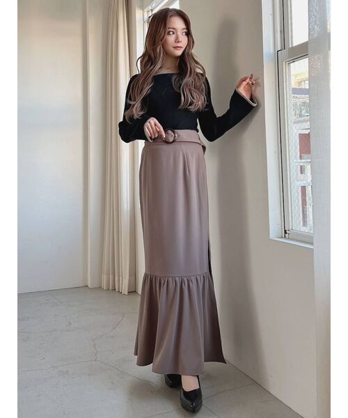 RESEXXY（リゼクシー）の「マーメイドスリットスカート（スカート・レディース・ブラック/ピンク/モカ/その他1・FREE）」の16枚目の写真