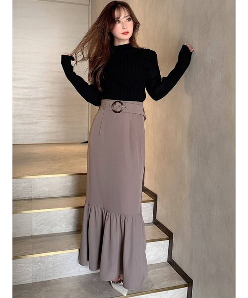 RESEXXY（リゼクシー）の「マーメイドスリットスカート（スカート・レディース・ブラック/ピンク/モカ/その他1・FREE）」の18枚目の写真