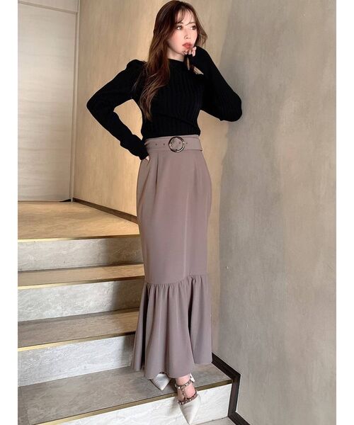 RESEXXY（リゼクシー）の「マーメイドスリットスカート（スカート・レディース・ブラック/ピンク/モカ/その他1・FREE）」の20枚目の写真