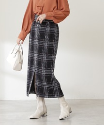 N.（N. Natural Beauty Basic） | 【S Size Line】◆ロービングツイードタイトスカート(スカート)