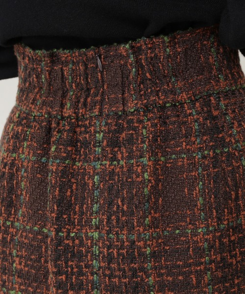 N.（N. Natural Beauty Basic）（エヌエヌナチュラルビューティーベーシック）の「【S Size Line】◆ロービングツイードタイトスカート（スカート・レディース・ネイビー/ブラウン・SMALL/MEDIUM）」の12枚目の写真