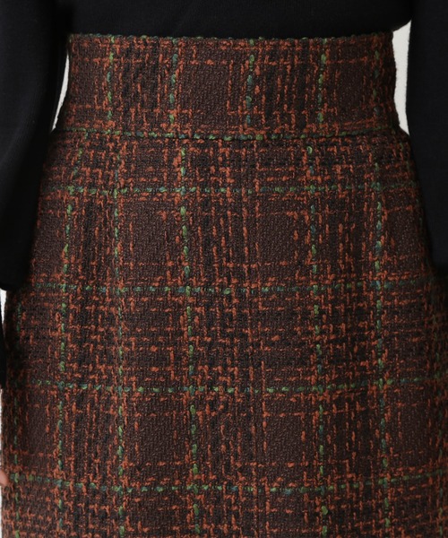 N.（N. Natural Beauty Basic）（エヌエヌナチュラルビューティーベーシック）の「【S Size Line】◆ロービングツイードタイトスカート（スカート・レディース・ネイビー/ブラウン・SMALL/MEDIUM）」の11枚目の写真