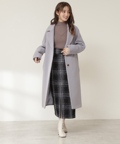 N.（N. Natural Beauty Basic）（エヌエヌナチュラルビューティーベーシック）の「【S Size Line】◆ロービングツイードタイトスカート（スカート・レディース・ネイビー/ブラウン・SMALL/MEDIUM）」の18枚目の写真