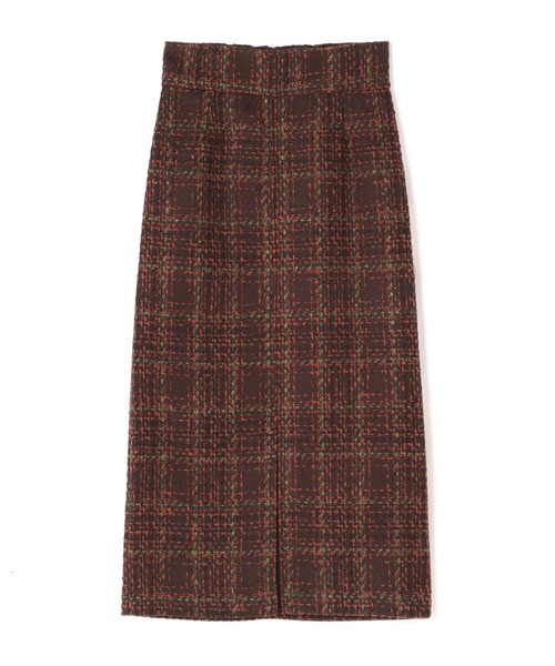 N.（N. Natural Beauty Basic）（エヌエヌナチュラルビューティーベーシック）の「【S Size Line】◆ロービングツイードタイトスカート（スカート・レディース・ネイビー/ブラウン・SMALL/MEDIUM）」の14枚目の写真