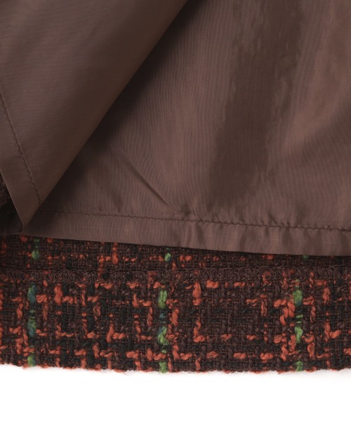 N.（N. Natural Beauty Basic）（エヌエヌナチュラルビューティーベーシック）の「【S Size Line】◆ロービングツイードタイトスカート（スカート・レディース・ネイビー/ブラウン・SMALL/MEDIUM）」の15枚目の写真