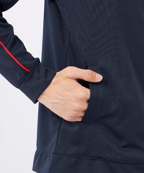 FILA（フィラ）の「【FILA:フィラ】レディースジャージスタンドジャケット（ブルゾン・レディース・ネイビー/ブラック/チャコールグレー/グレー系その他/ブラック系その他/グレー系その他2/ブルー系その他・X-LARGE/LARGE/MEDIUM）」の21枚目の写真