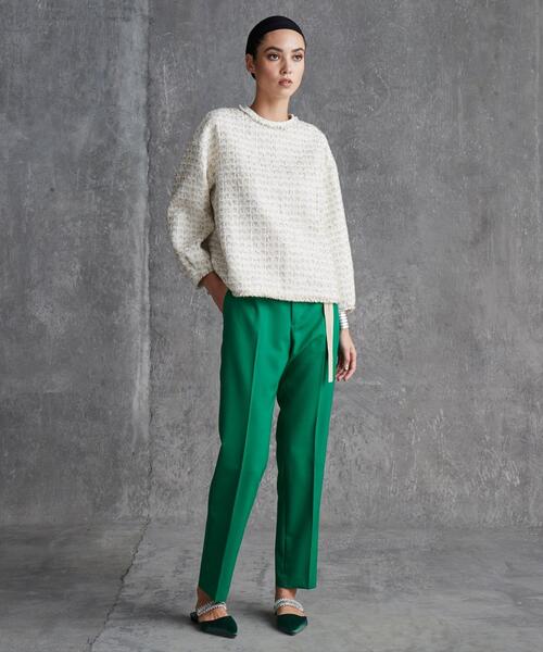 Drawer（ドゥロワー）の「＜Drawer（ドゥロワー）＞ ウールフレスコベーシックパンツ（その他パンツ・レディース・ケリー・36/38/34/40）」の2枚目の写真