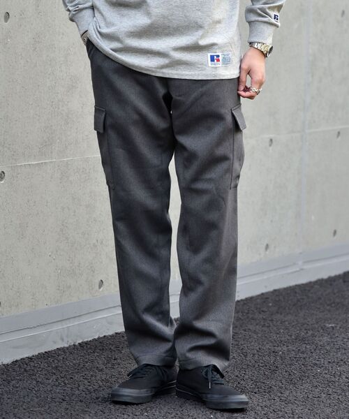 SHIPS(シップス)の「SC: SOLOTEX(R) FULFLAN(R) オックス カーゴパンツ(カーゴパンツ・メンズ・ブラック/ネイビー/ダークグレー・SMALL/MEDIUM/LARGE/X-LARGE)」の3枚目の写真