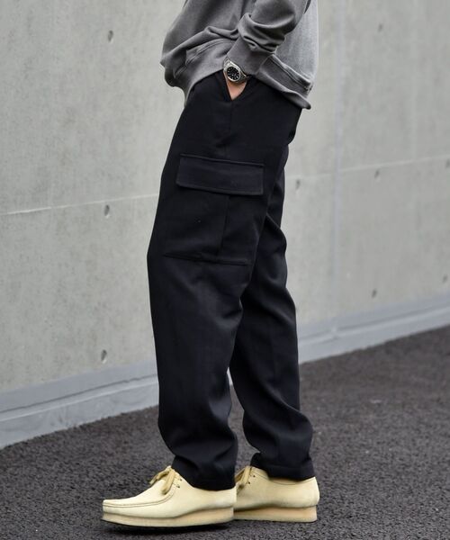 SHIPS(シップス)の「SC: SOLOTEX(R) FULFLAN(R) オックス カーゴパンツ(カーゴパンツ・メンズ・ブラック/ネイビー/ダークグレー・SMALL/MEDIUM/LARGE/X-LARGE)」の9枚目の写真