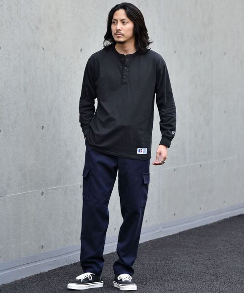 SHIPS(シップス)の「SC: SOLOTEX(R) FULFLAN(R) オックス カーゴパンツ(カーゴパンツ・メンズ・ブラック/ネイビー/ダークグレー・SMALL/MEDIUM/LARGE/X-LARGE)」の15枚目の写真